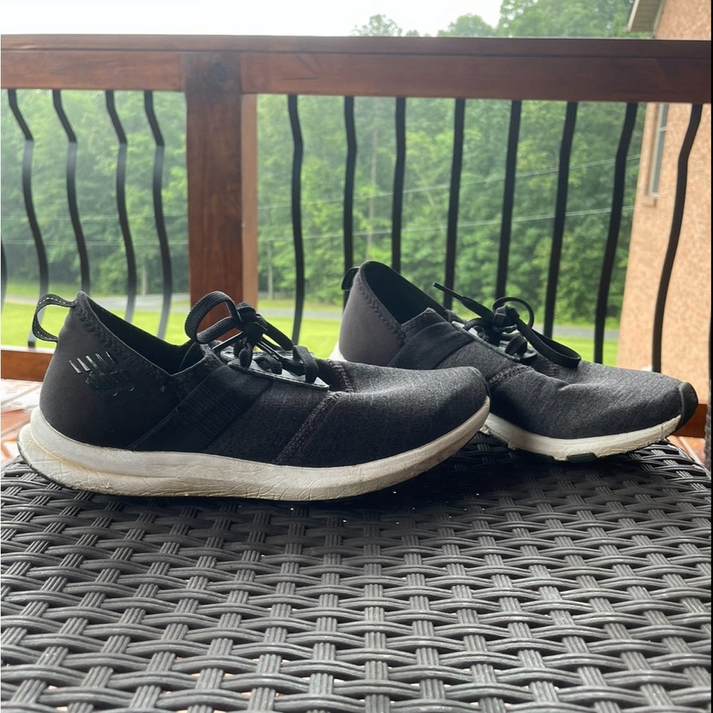 Black and Grey New Balance Sneakers